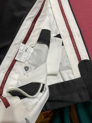 Pantalón de vestir caballero talla 52 negro Gris