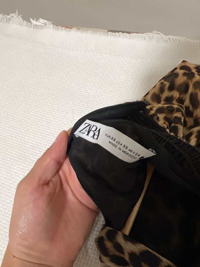 Vestido ZARA Leopardo