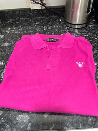 Camiseta GANT Rosa Talla M