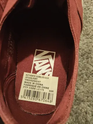 Zapatillas Vans sin cordones Talla 37.5