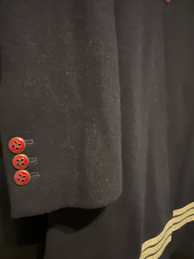 Abrigo Villagallo azul talla 40