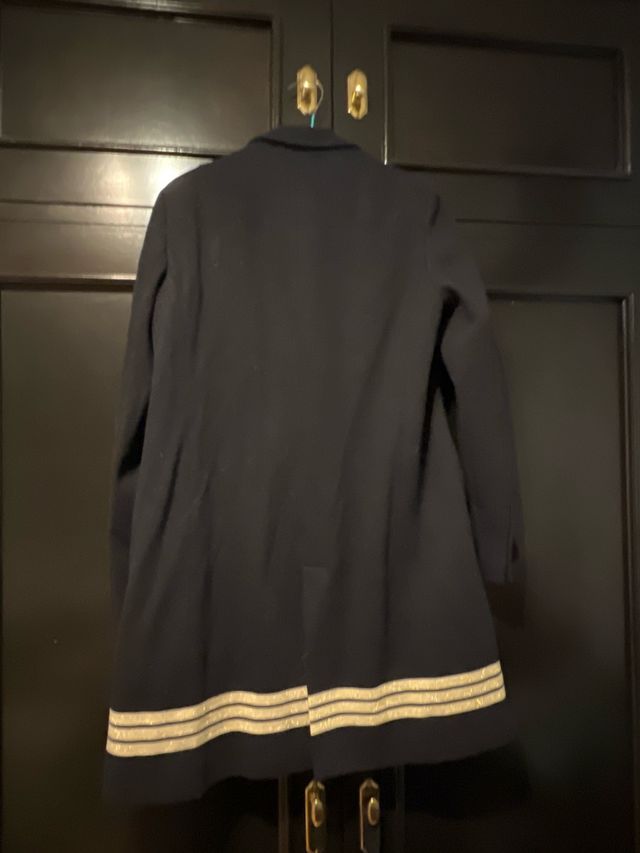 Abrigo Villagallo azul talla 40