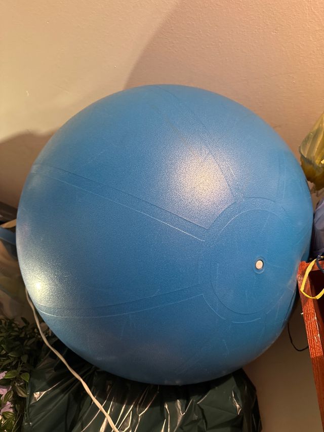 Pelota de ejercicio azul 75cm