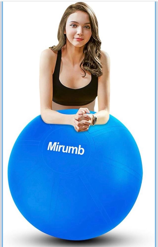 Pelota de ejercicio azul 75cm