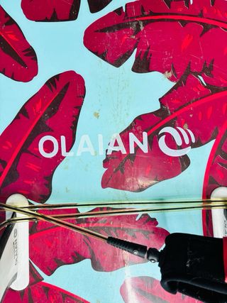 Tabla de surf OLAIAN con diseño de hojas