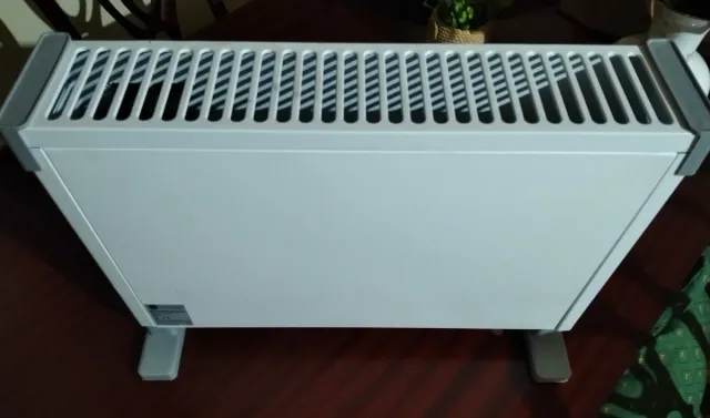 Calefactor Klindo Blanco y Gris