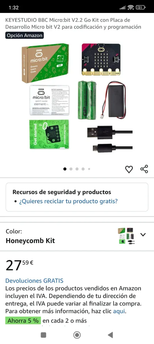 Kit BBC Micro:Bit V2.2