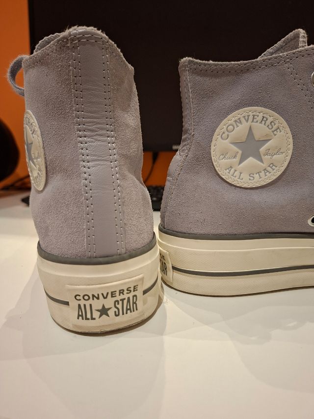Converse All Star Chuck Taylor Grises Talla 38