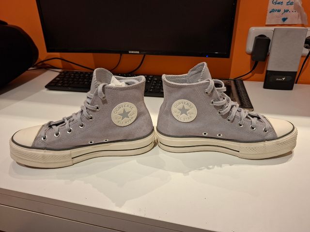 Converse All Star Chuck Taylor Grises Talla 38
