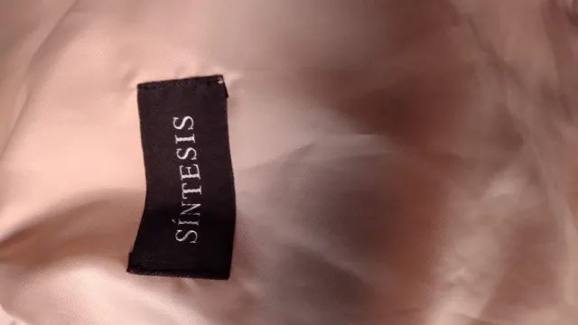 Chaquetón beige señora