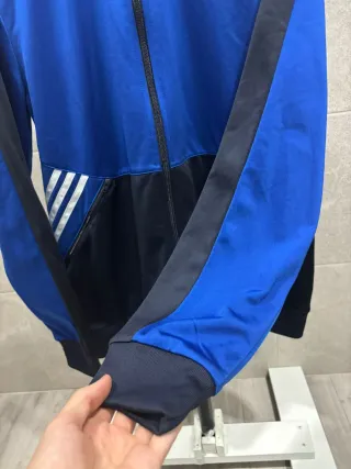 Chaqueta Adidas Original Azul y Negra