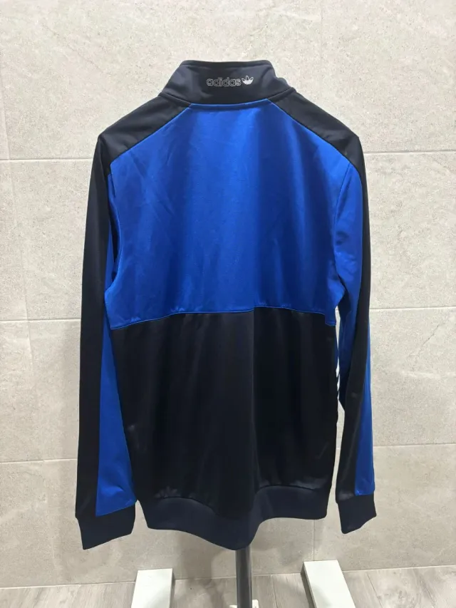 Chaqueta Adidas Original Azul y Negra