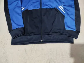 Chaqueta Adidas Original Azul y Negra