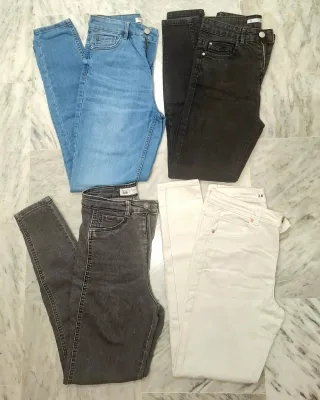 Pack 4 pantalones vaqueros