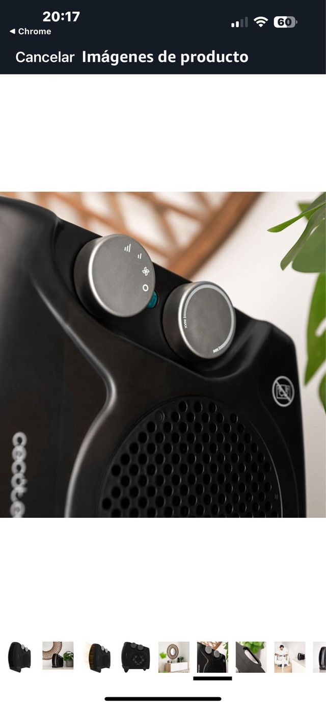 Calefactor bajo consumo Cecotec