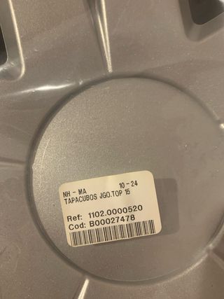 Tapacubos 15 (2 unidades)