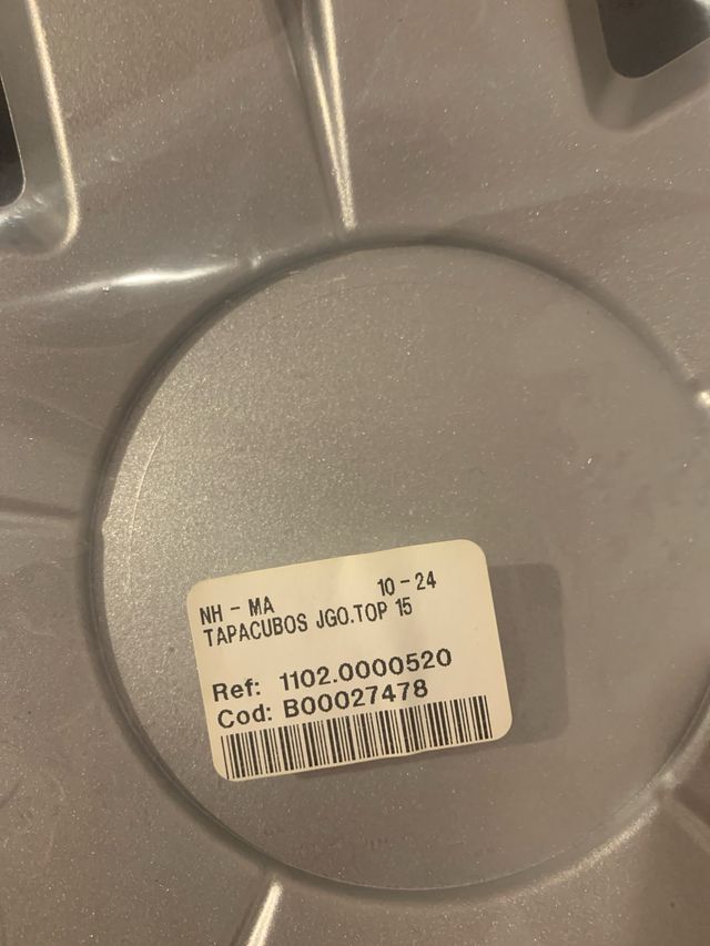 Tapacubos 15 (2 unidades)