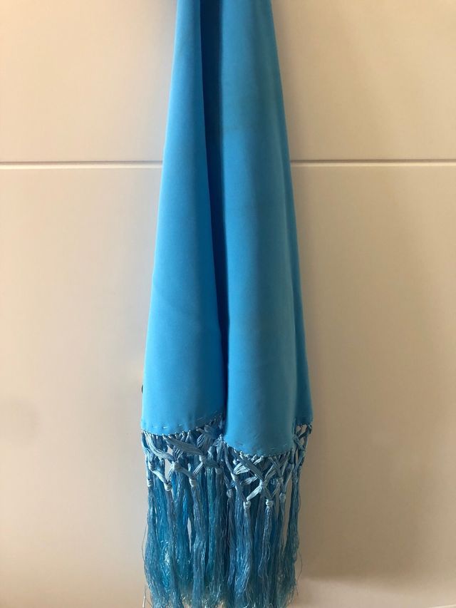 Traje Flamenco Lunares Verde manzana y Turquesa