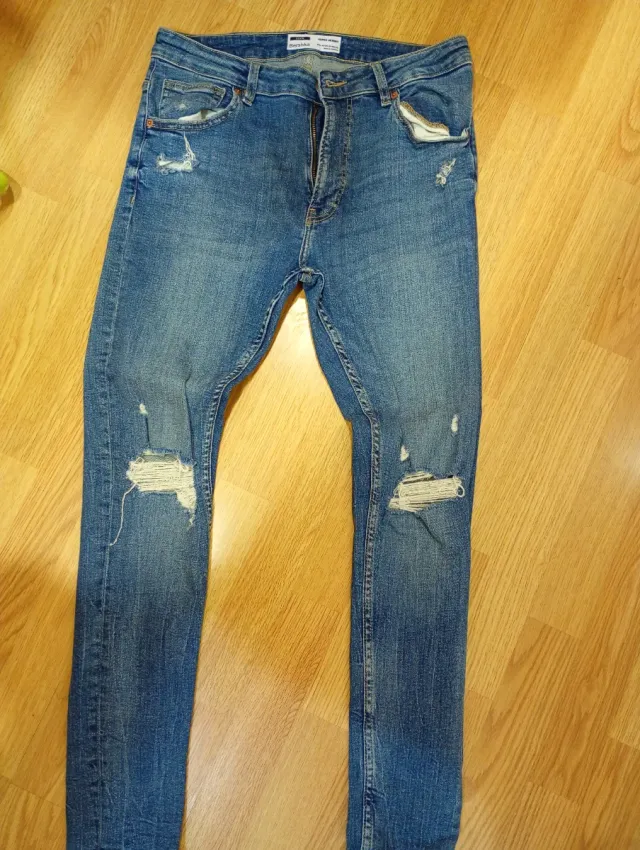 Vaqueros azules streching hombre