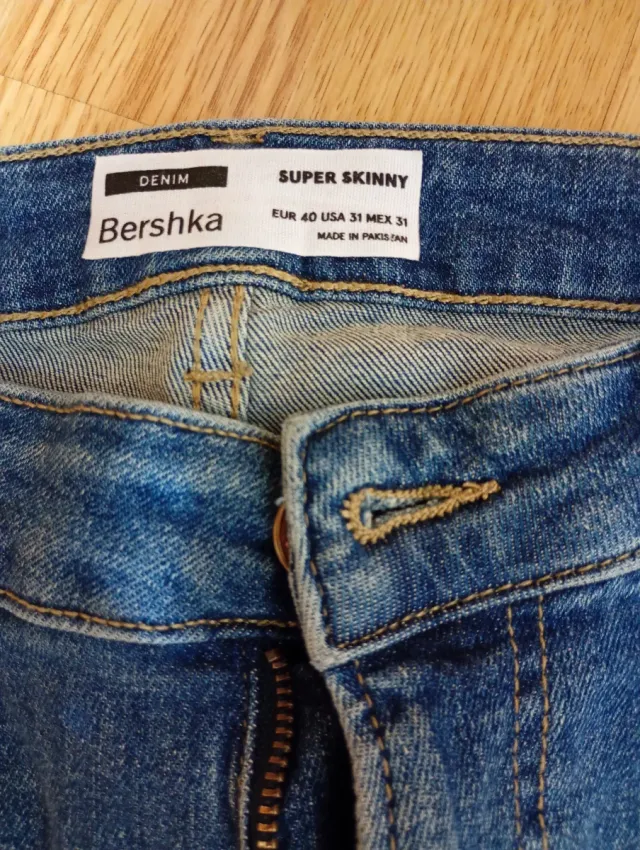 Vaqueros azules streching hombre