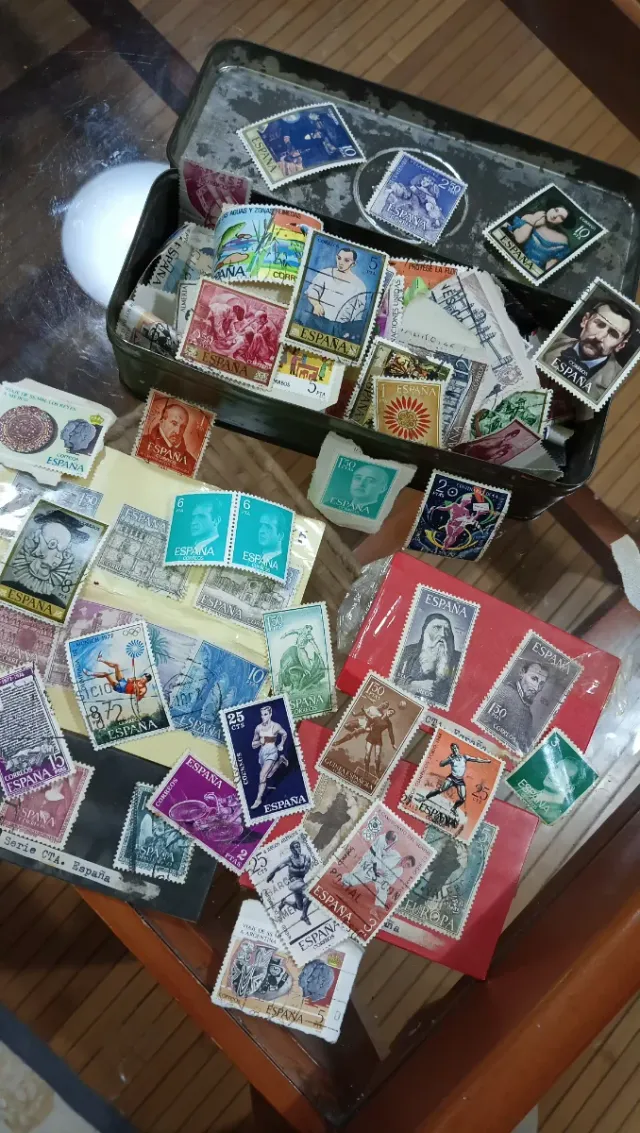 Colección de sellos España antiguos