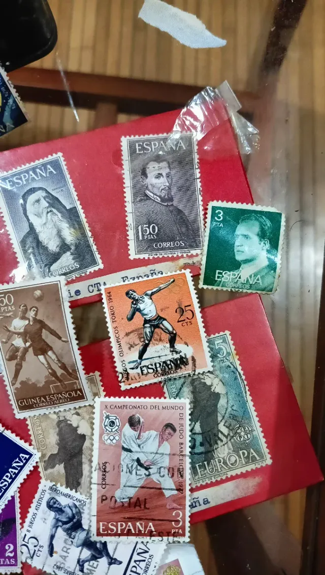 Colección de sellos España antiguos