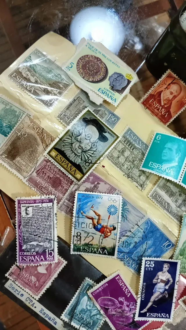 Colección de sellos España antiguos