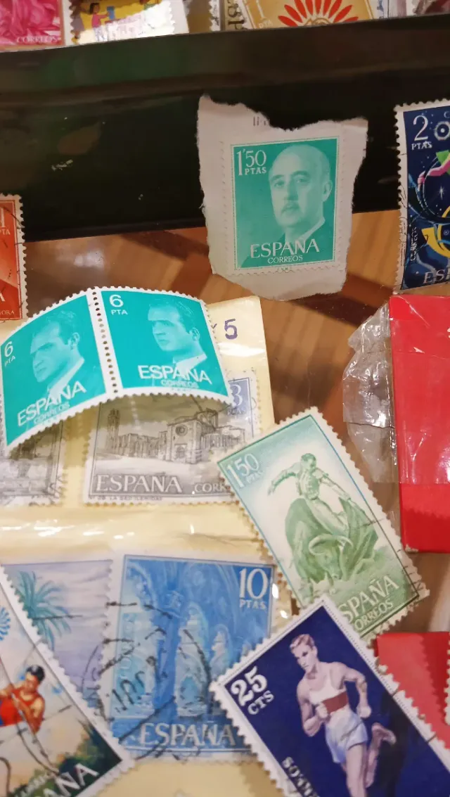 Colección de sellos España antiguos
