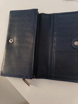 Billetera de mujer azul