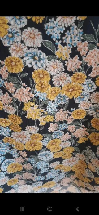 Vestido estampado floral otoño