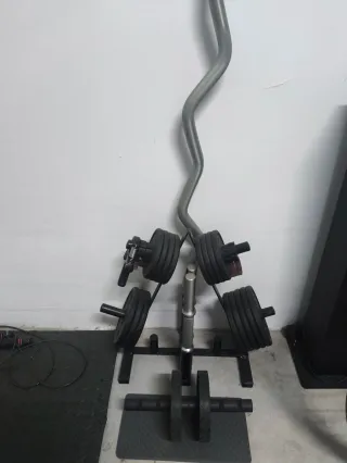 Material musculación gimnasio en casa