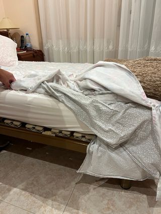 Sommier elettrico 90cm + materasso in lattice