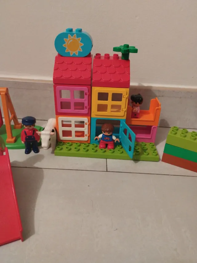 Lego Duplo y Playmobil 123 Pack