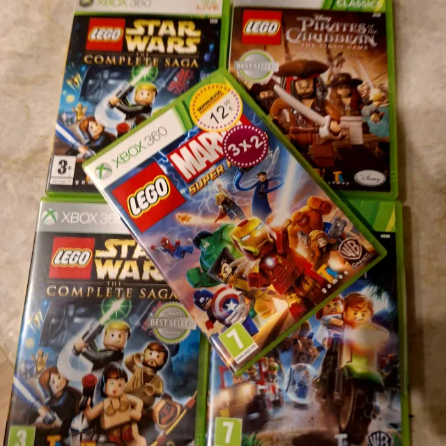 Juegos LEGO Xbox 360: Star Wars, Jurásic Park y Ma