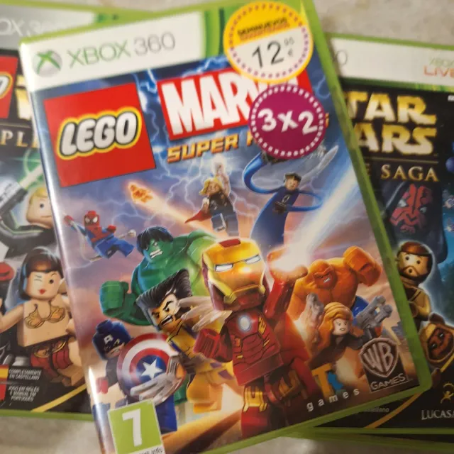 Juegos LEGO Xbox 360: Star Wars, Jurásic Park y Ma
