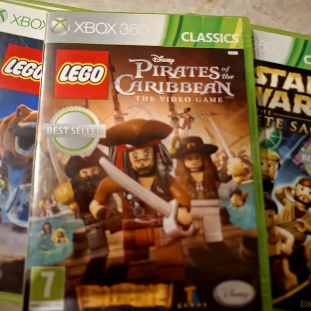 Juegos LEGO Xbox 360: Star Wars, Jurásic Park y Ma