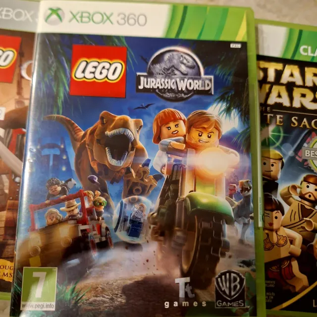 Juegos LEGO Xbox 360: Star Wars, Jurásic Park y Ma
