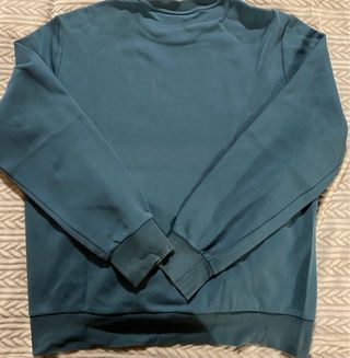 Felpa Calvin Klein Blu Petrolio Taglia L