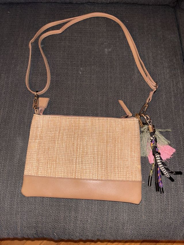 Bolso Paco Martinez Beige y Rosa