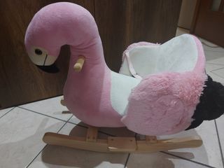 Cavalcabile fenicottero rosa