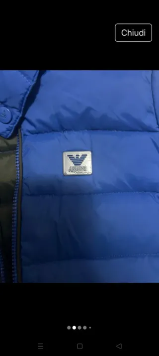 Giubbotto Armani Blu
