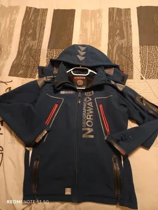 Chaqueta Geographical Norway Azul/Gris