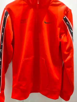 Sudadera Nike roja Media Cremallera