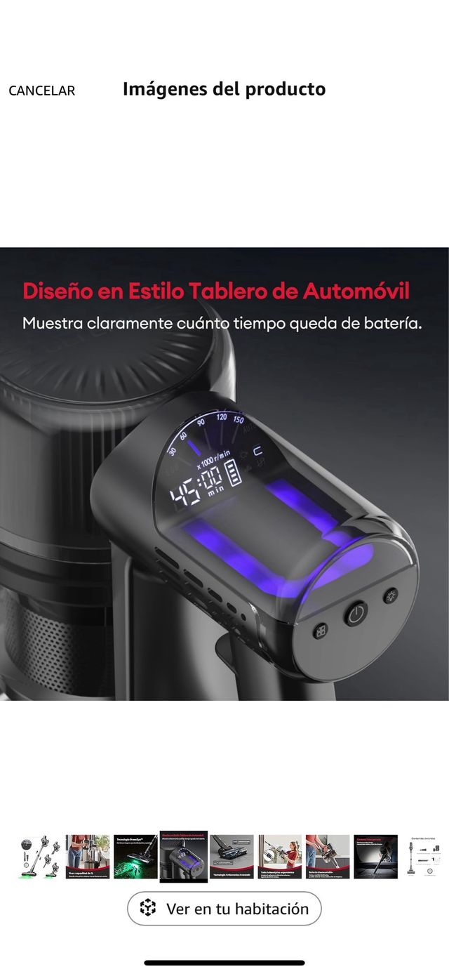 Aspiradora sin cable Ultenic