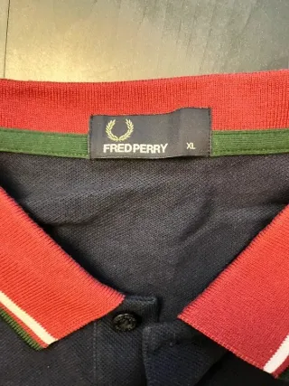 Polo Fred Perry Talla XL Azul