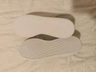 Adidas Advantage Talla 39 1/3 Blancas Verdes