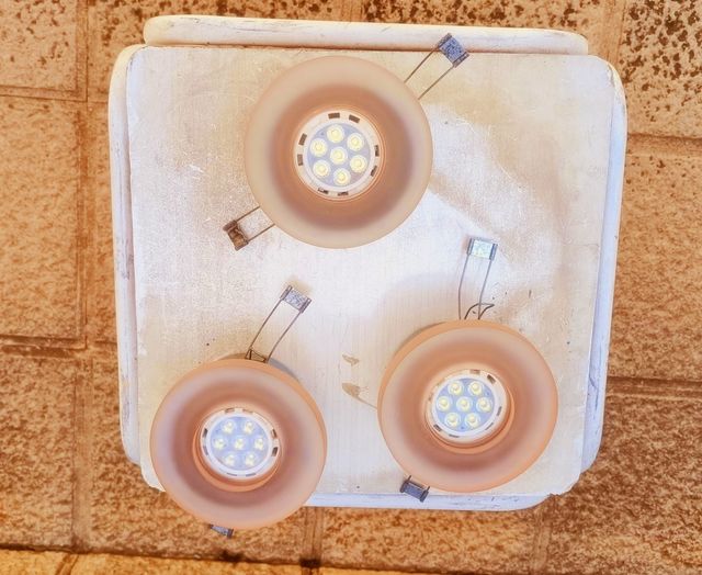 3 Focos LED Empotrables