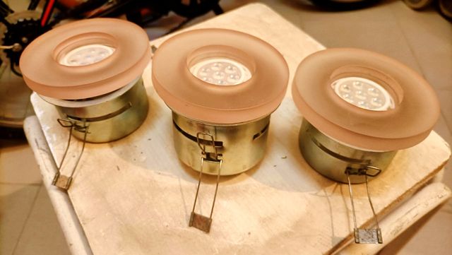 3 Focos LED Empotrables