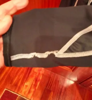 Cortavientos negro y blanco De ciclismo