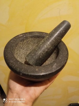 Mortero de piedra